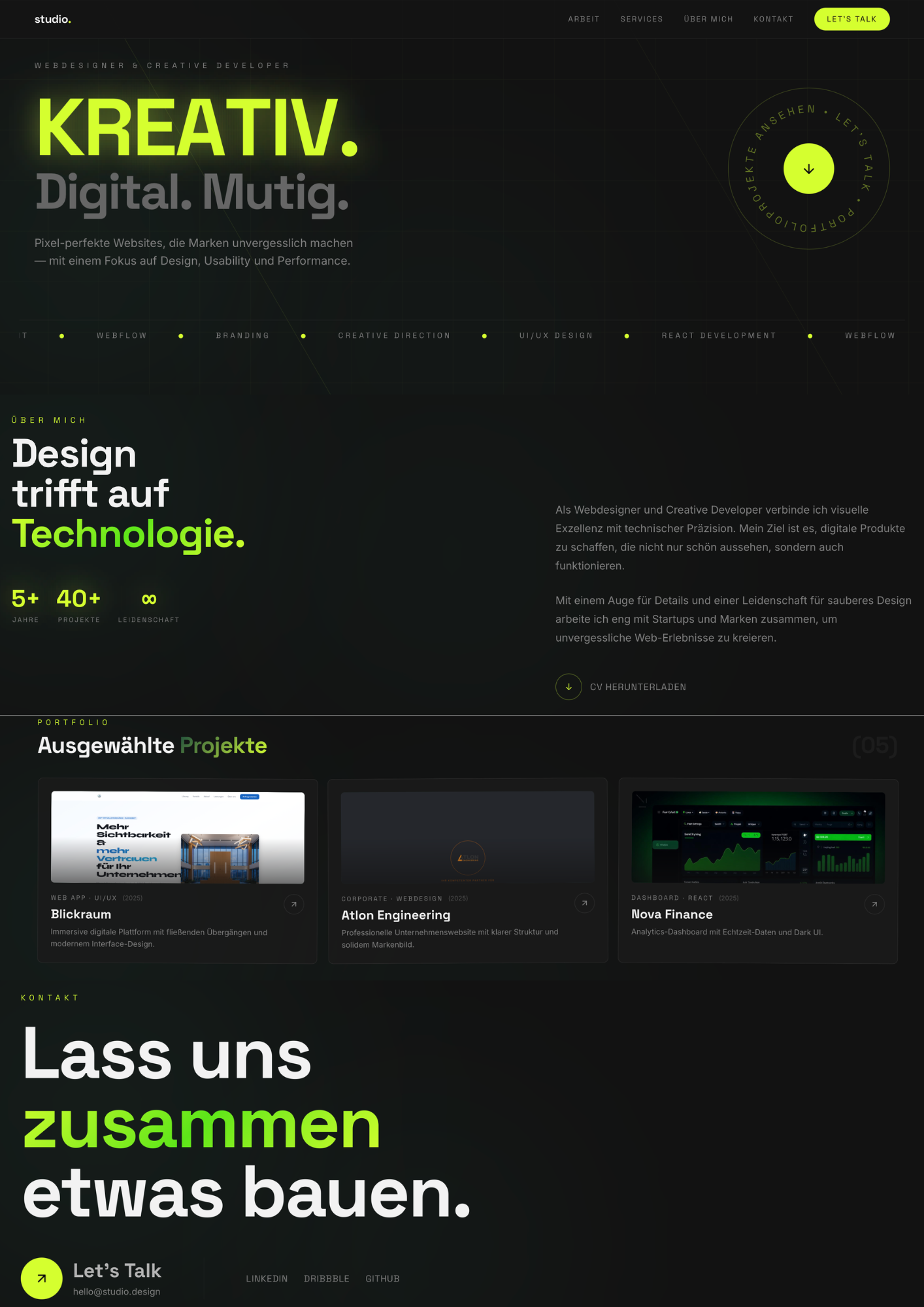 studio. – Referenzprojekt